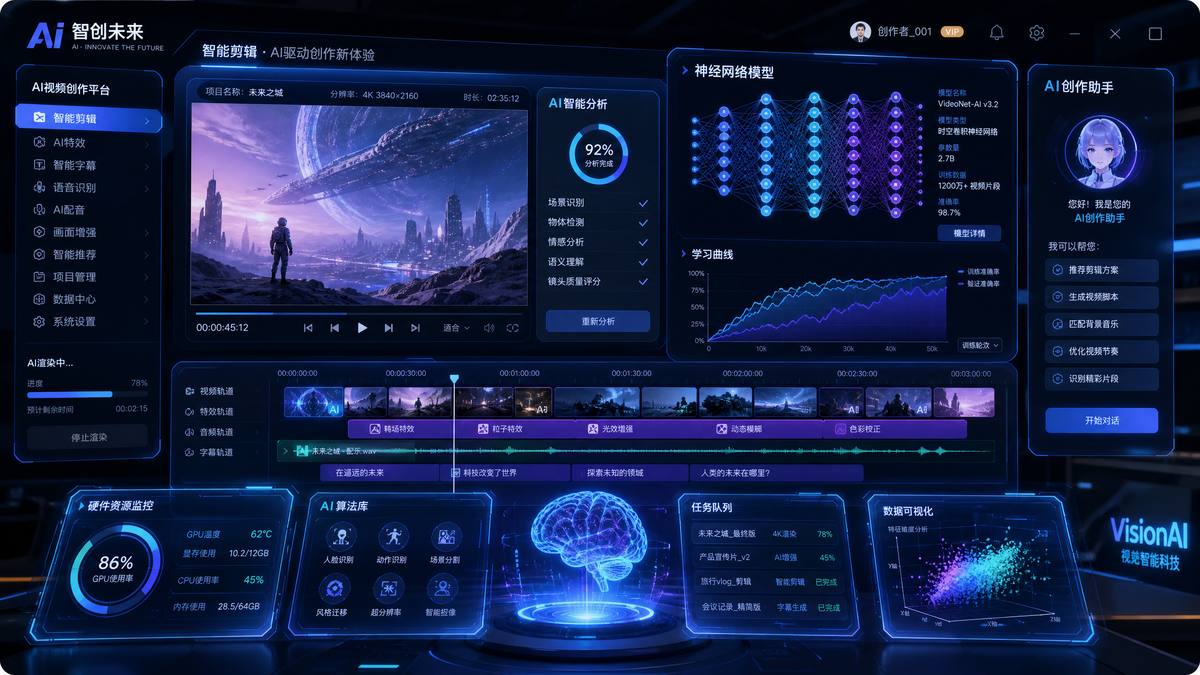 蘑菇短视频AI视频创作工具